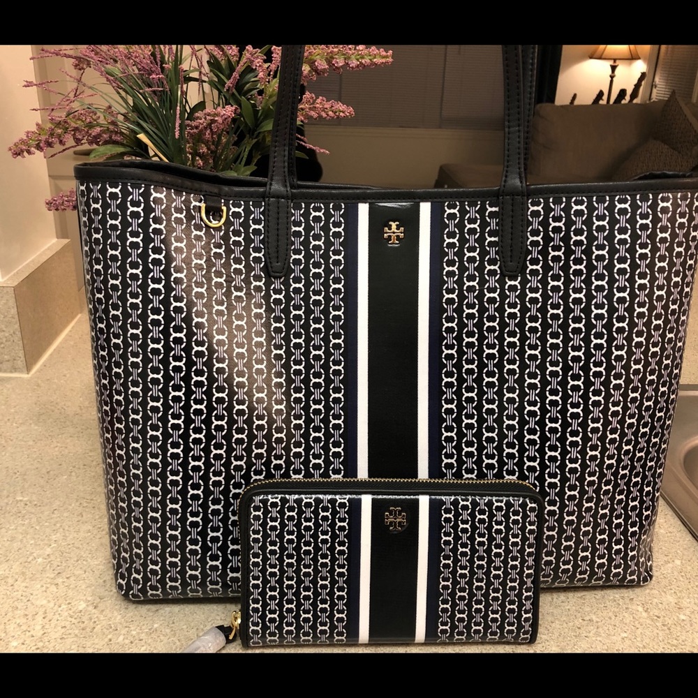 Tory Burch Tote AND Wallet set